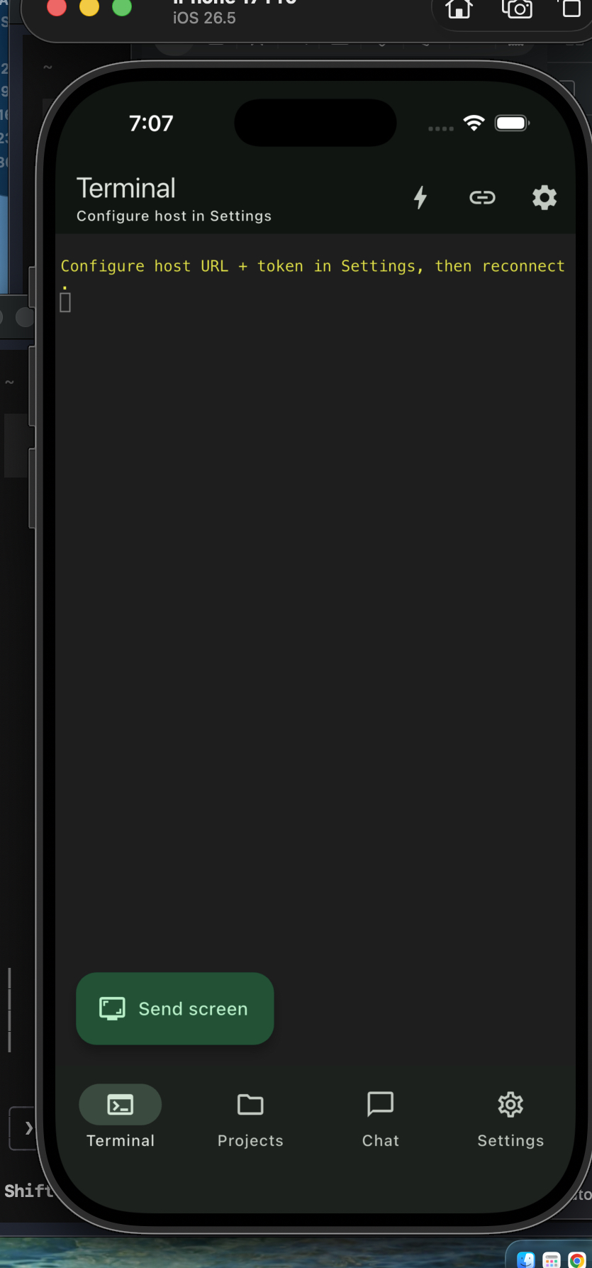 Stax Link projects screen